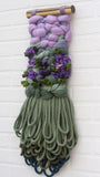 Wisteria II | Textured Woven Wall Hanging