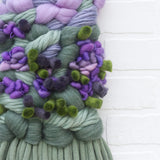 Wisteria II | Textured Woven Wall Hanging