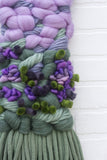 Wisteria II | Textured Woven Wall Hanging