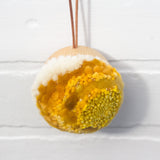 Yellow Mini Puff | Ornament or Everyday Art