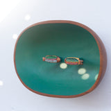 All aTROUT Love | Embroidered Trout in Vintage Teak Frame