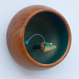 Embroidered Angler Fish | Blue Stripes