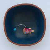 Embroidered Angler Fish | Red Stripes