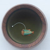 Embroidered Angler Fish | Stripes + Disco