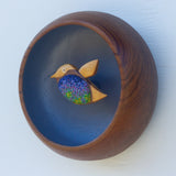 Embroidered Hummingbird | Periwinkle