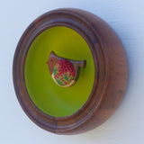 Embroidered Cardinal | Bold Chartreuse