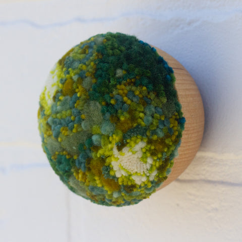 Mini Puff Sculpture | Greens + Blues 7