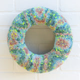 Mega "O" Donut Puff Sculpture in Vintage Frame | Fireflies