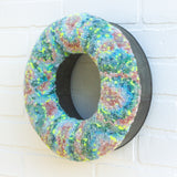 Mega "O" Donut Puff Sculpture in Vintage Frame | Fireflies