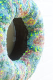 Mega "O" Donut Puff Sculpture in Vintage Frame | Fireflies