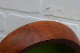 Embroidered Fish in Oversized Teak Bowl | Trout
