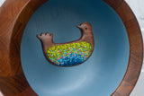 Embroidered Folk Art Bird | Extra Deep Frame
