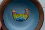 Embroidered Folk Art Bird | Extra Deep Frame