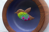Embroidered Hummingbird | Deep Periwinkle