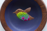 Embroidered Hummingbird | Deep Periwinkle