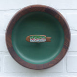 Embroidered Trout in Oversized Vintage Frame