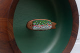 Embroidered Trout in Oversized Vintage Frame