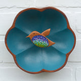 Embroidered Hummingbird | Flower Frame