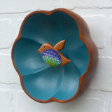 Embroidered Hummingbird | Flower Frame