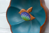 Embroidered Hummingbird | Flower Frame
