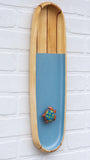 Embroiderd Turtle | XL Vintage Wood Striped Frame