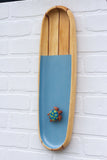 Embroiderd Turtle | XL Vintage Wood Striped Frame