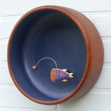 Embroidered Angler Fish | Purple Disco