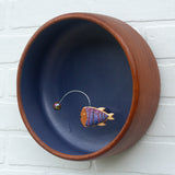 Embroidered Angler Fish | Purple Disco