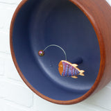 Embroidered Angler Fish | Purple Disco
