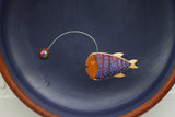 Embroidered Angler Fish | Purple Disco