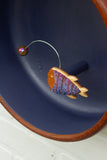 Embroidered Angler Fish | Purple Disco