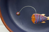 Embroidered Angler Fish | Purple Disco