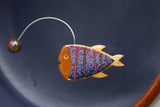 Embroidered Angler Fish | Purple Disco