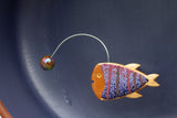 Embroidered Angler Fish | Purple Disco