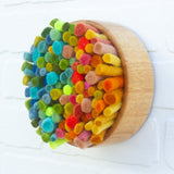 Felted Puff in Vintage Frame | Rainbow (2)