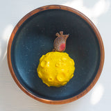 Embroidered Mouse on the (Cheese) Moon