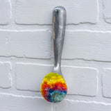 Vintage Ice Cream Scoop Puff | Rainbow