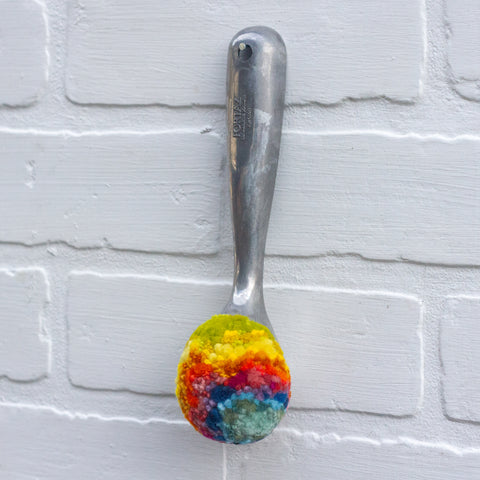Vintage Ice Cream Scoop Puff | Rainbow