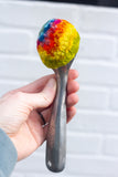 Vintage Ice Cream Scoop Puff | Rainbow