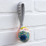 Oversized Ribbed Scoop Puff |  Peach Dipped