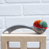 Arch Scoop Puff | Green + Orange