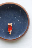 Embroidered Owl in Large Vintage Frame | Starry Sky