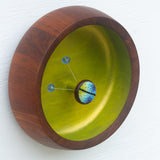 Embroidered Bug in Vintage Teak Frame