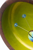 Embroidered Bug in Vintage Teak Frame
