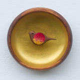 Embroidered Songbird | Golden