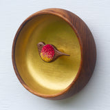 Embroidered Songbird | Golden