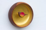 Embroidered Songbird | Golden