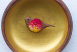 Embroidered Songbird | Golden