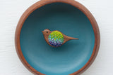 Embroidered Songbird | Dreamy Blue