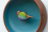 Embroidered Songbird | Dreamy Blue
